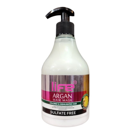 ماسک مو لایف مدل ARGAN حجم 500 میلی لیتر