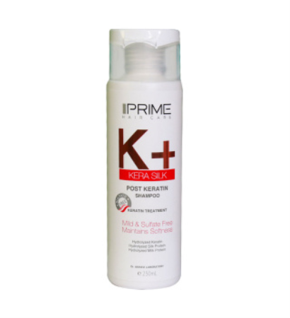 شامپو کراتینه مو پرایم مدل K  Kera Silk حجم 250 میلی لیتر